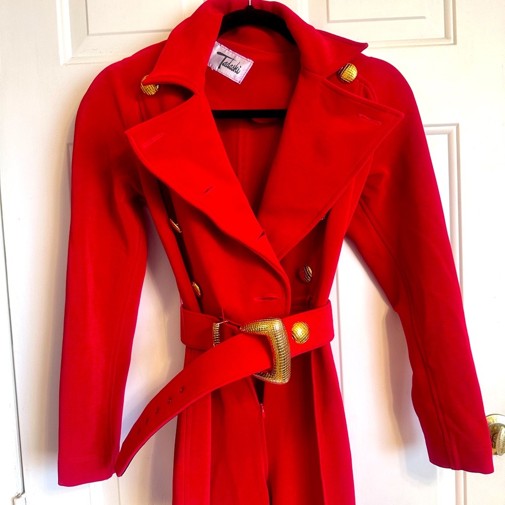 Tadashi Red Jumpsuit